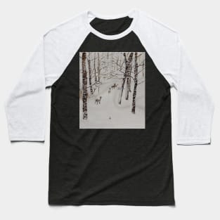 Icy Forest Baseball T-Shirt